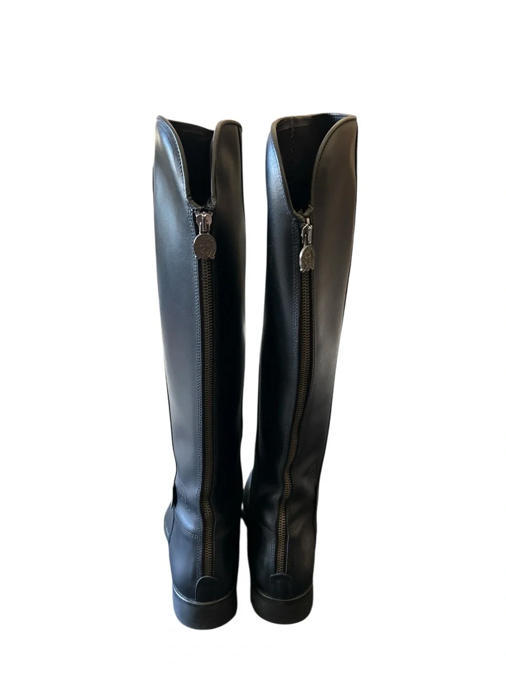 Valverde DelCamino Dakota Boots Women 40 Black Leather Zipper Ridding Boots